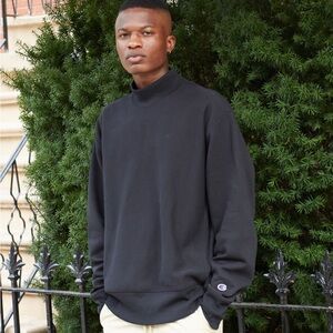 Champion Reverse Weave Mock Neck Sweatshirt